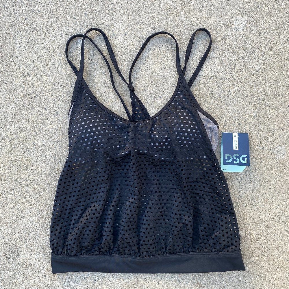 NWT DSG Women's Rosey T-Back 2-in-1 Tankini